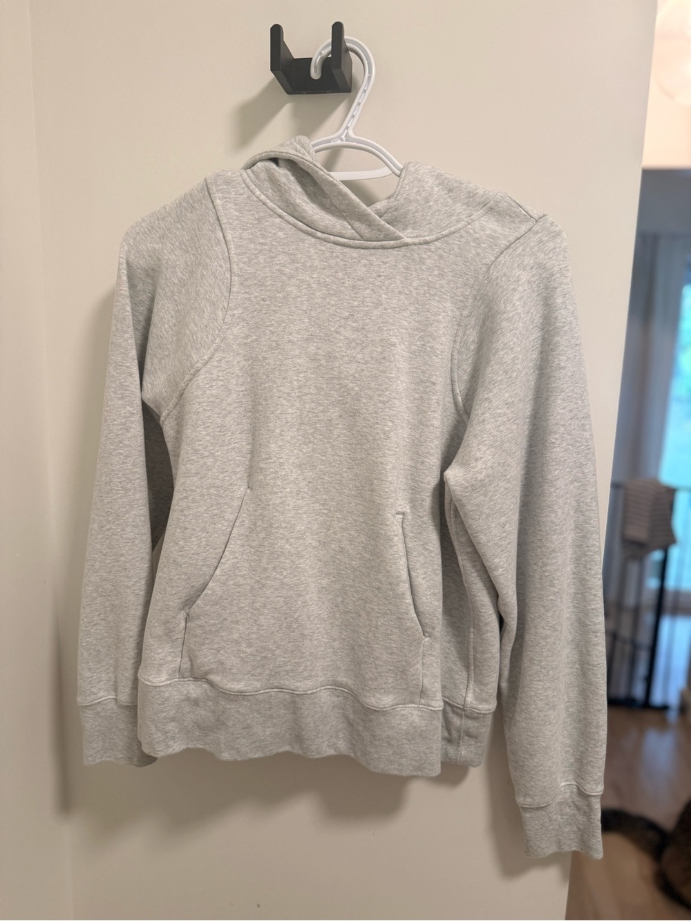 lululemon athletica Heather Gray Hooded Sweatshirt